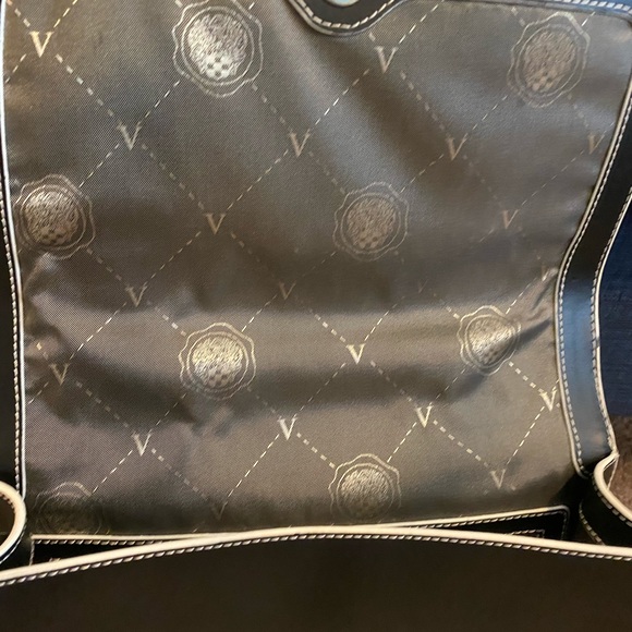 Black and white  two belt straps in the front - Picture 2 of 4